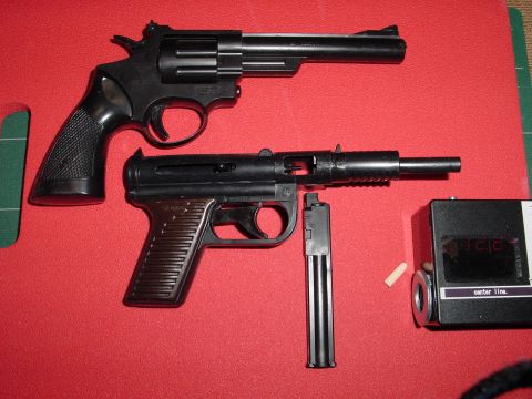 初速はマスダヤ押し出し式の約2倍