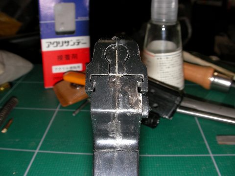 前方後円墳部品がきちんとはまるかチェック