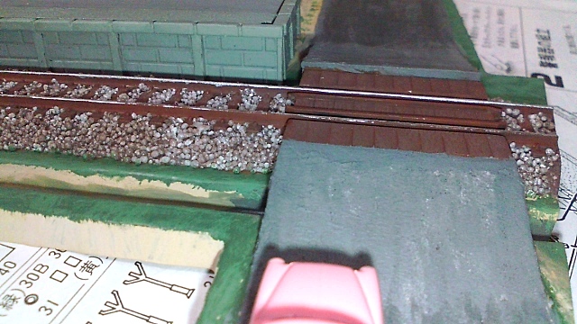 田んぼの畦も塗り分けた