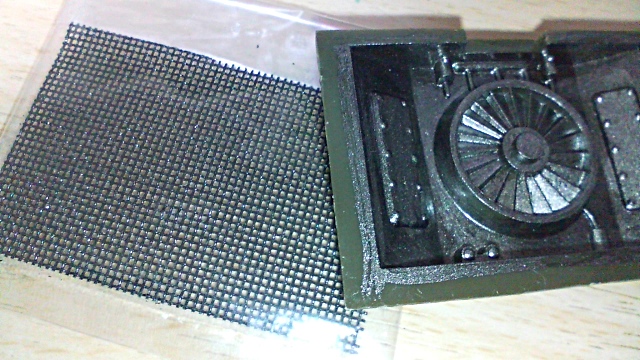 グリルは本物の金網